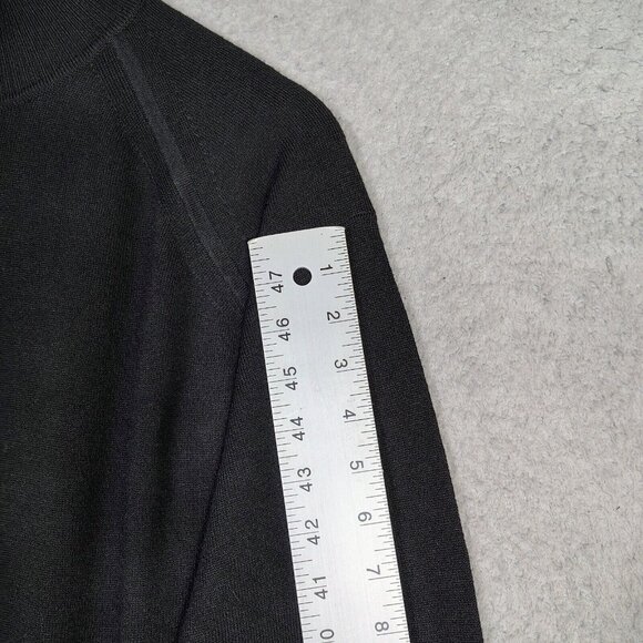 Reiss Gabby Sweater Dress Women's Small Black Wool Blend Long Sleeve Turtleneck - Picture 5 of 13